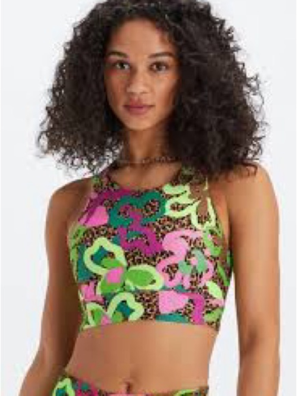 Fabletics No Bounce High Impact Sports Bra Padding NEW Size Large Activewear